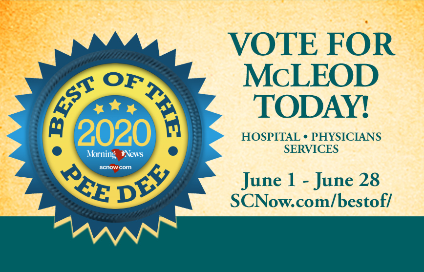 Vote for McLeod in the Best of the Pee Dee Contest McLeod Health