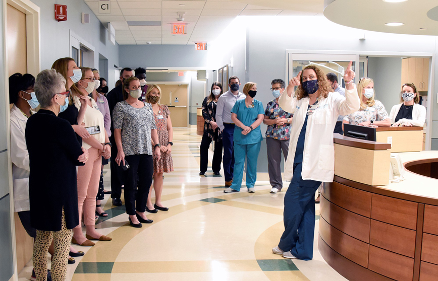 McLeod Staff Tour New Emergency Department Building McLeod Health