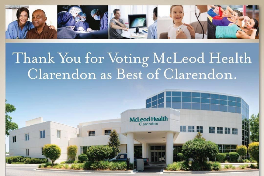McLeod Receives Best of Clarendon Honors McLeod Health