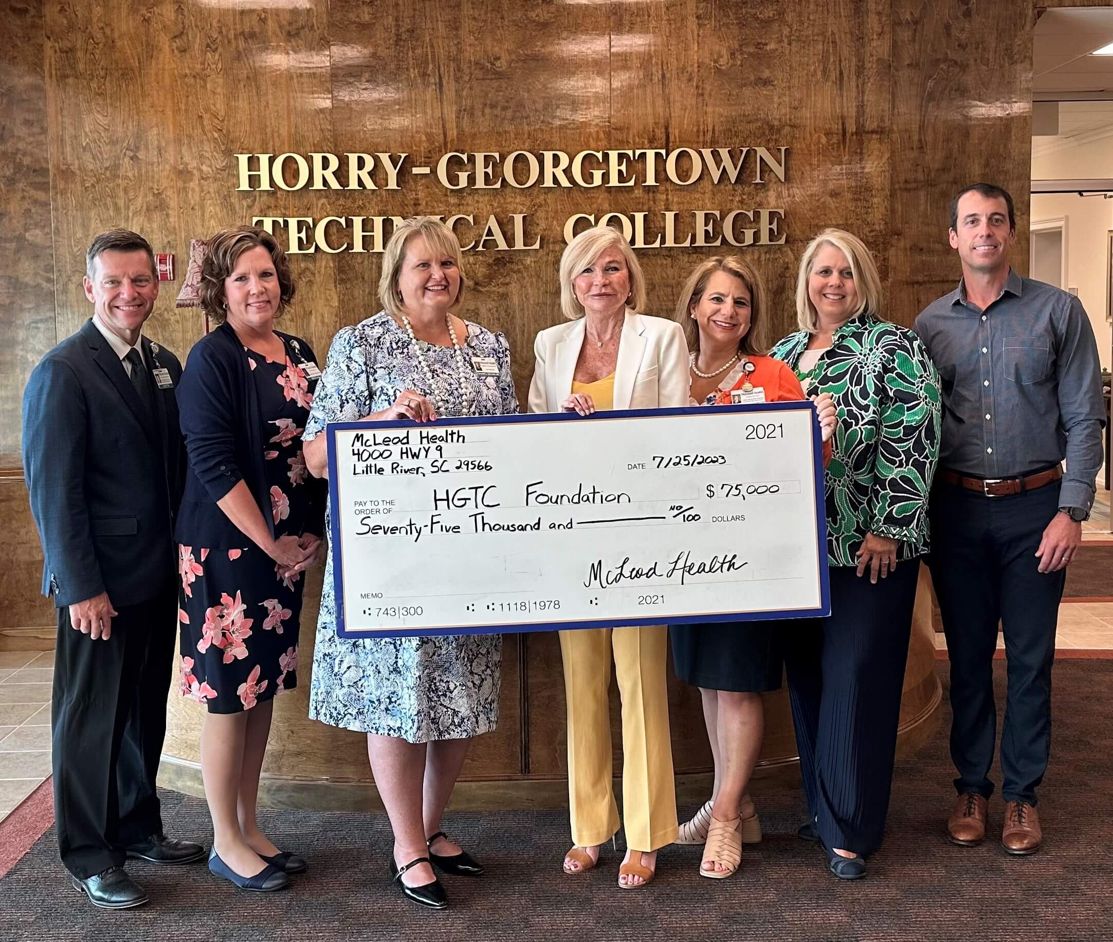 McLeod Contributes To Horry Georgetown Technical College s Nursing