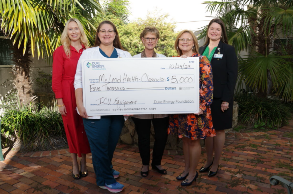 Duke Energy Foundation Awards McLeod Foundation Grants to Benefit