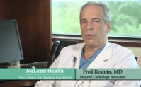 Dr. Fred Krainin explaining the TAVR, or Trans-catheter Aortic Valve Replacement, procedure