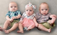 Triplets Tallon, Avery and Tavner Sports were closely monitored in the McLeod Children's Hospital NICU after being born at 25 weeks