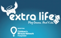 Logo for the 2019 ExtraLife tournament where local gamers raised more than $72,000 for McLeod Children’s Hospital